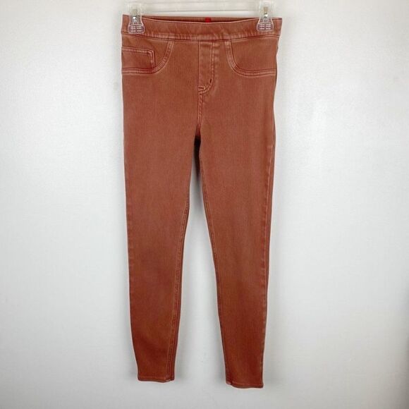 SPANX Jean-ish Ankle Leggings in Nantucket Red - Picture 1 of 10